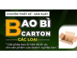 Công ty sản xuất thiết kế bao bì giấy