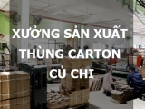 Xưởng sản xuất bao bì giấy tại Củ Chi