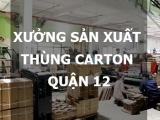 Xưởng sản xuất bao bì giấy tại quận 12