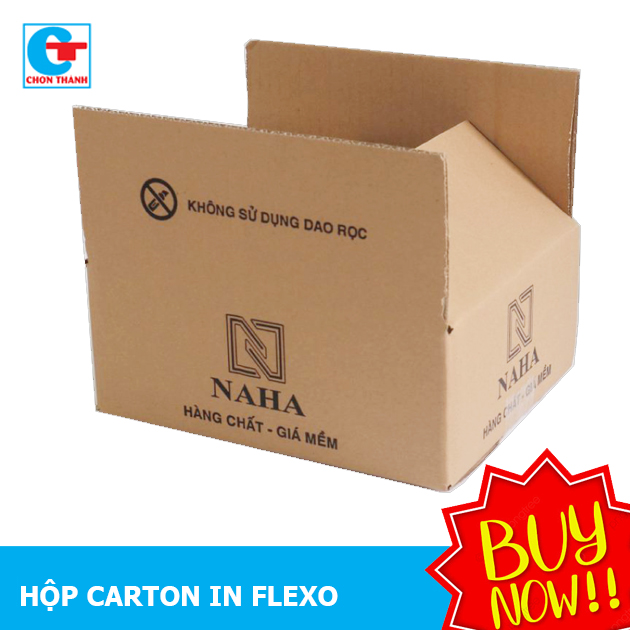 Sản xuất và in flexo thùng carton 5 lớp 30x28x20