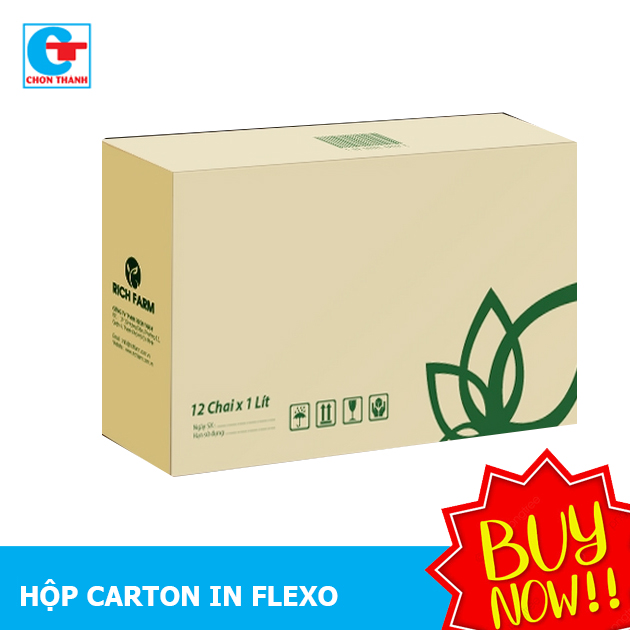 Sản xuất và in flexo thùng carton 3 lớp 30x20x30