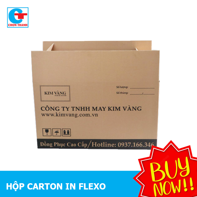 Sản xuất và in flexo thùng carton 5 lớp 56x40x36